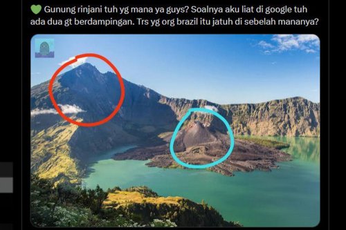 Pendaki Malaysia Jatuh di Gunung Rinjani, Selamat Setelah 6 Jam Evakuasi