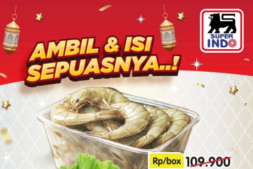 Promo Superindo Hari Ini 14 Maret 2026, Ambil &amp; Isi Sepuasnya Udang, Bawang Putih, dan Jeruk
