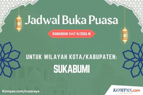 Jadwal Buka Puasa Sukabumi Hari Ini 9 Maret 2026, Ini Waktu Maghrib 19 Ramadhan 1447 H