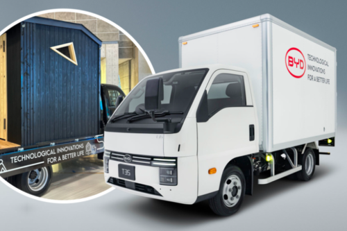 truk, Truk listrik, Japan Mobility Show 2025, BYD T35, BYD Bawa Truk Listrik T35 di Japan Mobility Show 2025
