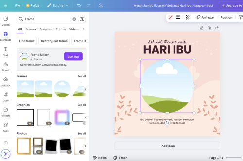 Cara Buat Twibbon Tema Ulang Tahun, Korporat, dan Perayaan Tertentu Pakai Canva&nbsp;