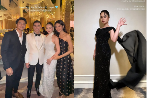 Tissa Biani, Aaliyah Massaid, Mikha Tambayong dan Deva Mahenra, Bunga Citra Lestari dan Boy William, Hadir di Intimate Wedding Dinner Al Ghazali dan Alyssa, Deretan Seleb Tampil Glamor