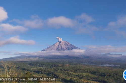 BPBD Ingatkan Potensi Lahar Saat Hujan Deras, Usai Erupsi Gunung Semeru Pagi Ini