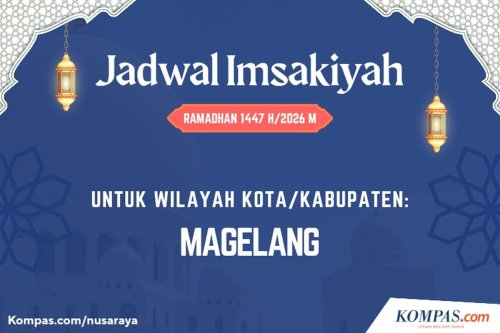 Jadwal Imsak Kota Magelang Hari Ini, Lengkap Jadwal Shalat 9 Maret 2026
