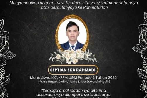 Kisah Septian Eka Rahmadi, Mahasiswa KKN UGM yang Meninggal karena Longboat Tenggelam