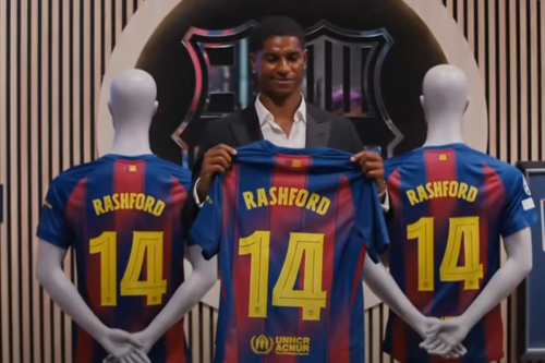 Rashford Resmi Bergabung dengan Barcelona, Kenakan Nomor 14