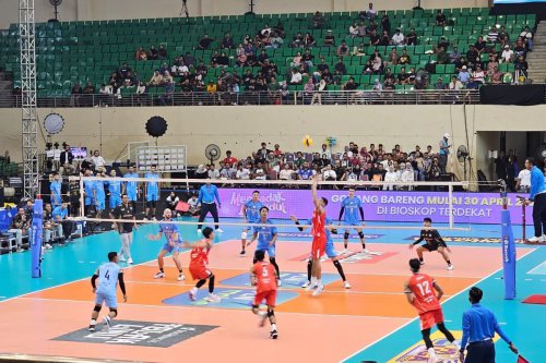 Surabaya Samator, LavAni, surabaya samator, hasil Proliga, Proliga, Lavani, Proliga 2025, Jakarta LavAni Livin&rsquo; Transmedia, final four proliga 2025, sumsel babel voli, Hasil Final Four Proliga 2025: Sumsel Balbel Libas Surabaya Samator, Tempel LavAni