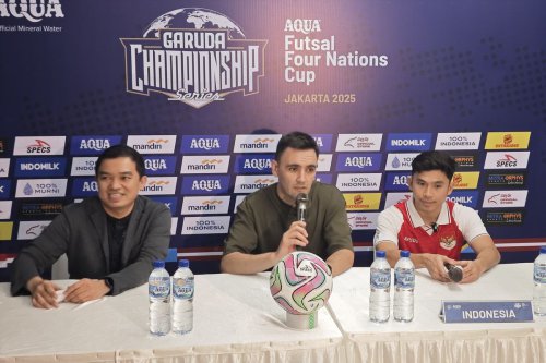 timnas futsal Indonesia, federasi futsal indonesia, Hector Souto, Futsal Four Nations Cup, Futsal Four Nations Cup 2025, Timnas Futsal Belanda, Timnas Futsal Indonesia vs Belanda, Pahlawan Timnas Futsal Indonesia Persembahkan Hat-trick bagi Orang Tua