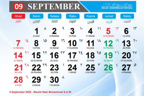 Jadwal Puasa Sunnah September 2025: Puasa Ayyamul Bidh dan Puasa Senin Kamis