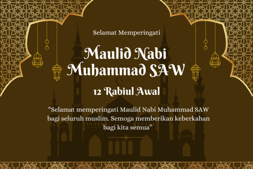 Top 15+ Link Download Poster Maulid Nabi 2025, Tinggal Edit dan Pakai