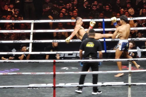 Fahri Alamsyah Bawa Indonesia Samakan Kedudukan Atas Malaysia di Byon Combat Showbiz Vol 6