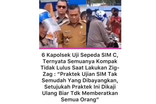 Soal Video 6 Kapolsek di Magelang Gagal Ujian SIM, Polresta: Narasi Hoaks