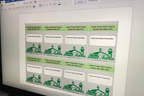 Cara Membuat Kupon Kurban Idul Adha 2025 dengan Mudah dan Praktis