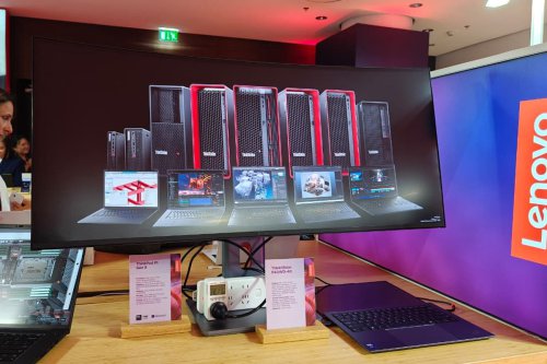 Lenovo Rilis Monitor 5K Lengkung Hemat Daya ThinkVision P40WD