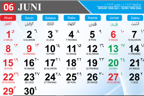 Apakah Tanggal 9 Juni 2025 Libur? Cek Tanggal Merah dan Cuti Bersama