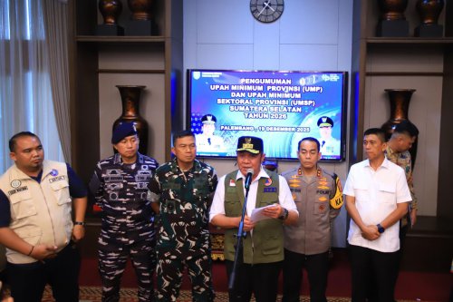 UMP Sumsel 2026 Naik Jadi Rp 3,9 Juta, Berlaku untuk Pekerja di Bawah 1 Tahun