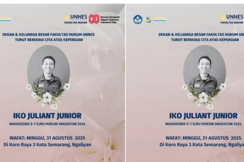 Misteri Kematian Mahasiswa Unnes Iko Juliant Junior, Polisi Sebut Kecelakaan, Keluarga Curiga