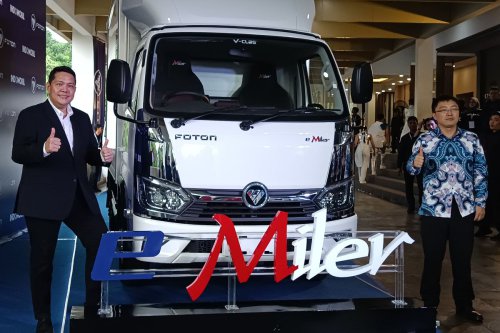 Foton, truk, Truk listrik, Foton Indonesia, Foton eMiler, Foton Luncurkan Truk Listrik eMiler, Jarak Tempuh 175 Km