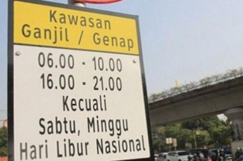 Ganjil Genap Jakarta Ditiadakan Hari Ini, Berlaku Lagi Besok