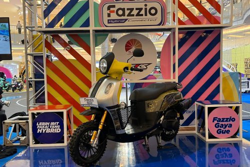Yamaha Fazzio, Fazzio, modifikasi, Yamaha Fazzio Hybrid, Fazzio Modifest 2025, Modifikasi Yamaha Fazzio Bergaya Trail, Terinspirasi Kamen Rider
