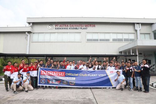 Daihatsu Ajak Komunitas Motor Honda Intip Produksi Mobil di Karawang