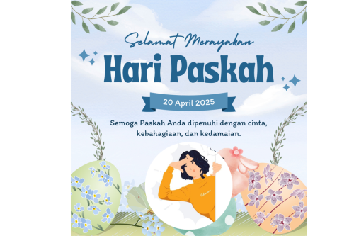 Top 75+ Twibbon Paskah 2025 untuk Rayakan Kebangkitan Yesus Kristus