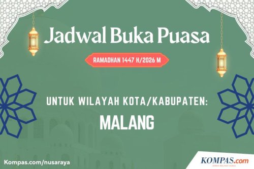 Jadwal Buka Puasa Malang Hari Ini 9 Maret 2026, Ini Waktu Maghrib 19 Ramadhan 1447 H