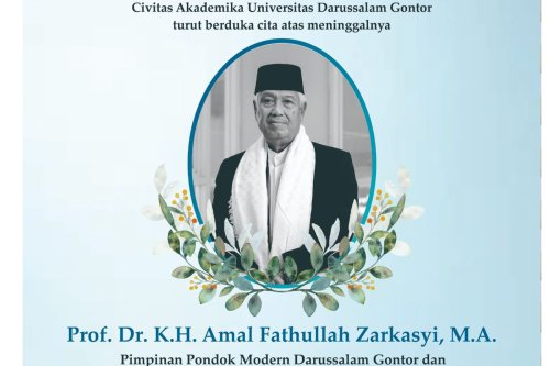 Pimpinan Pondok Pesantren Gontor KH Amal Fathullah Zarkasyi Wafat