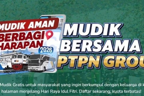 Cara Daftar Mudik Gratis PTPN 2026, Berikut Link, Syarat, dan Rutenya