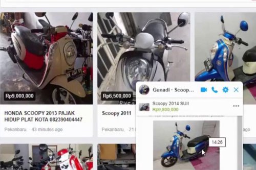 Ketahui Modus Penipuan Jual Beli Motor Bekas