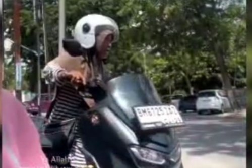 Viral Ibu Kendarai Nmax Suruh Anak Mengemis di Pekanbaru, Status Kota Layak Anak Terancam