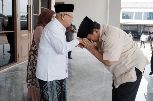 Di Balik Pertemuan Tertutup Presiden Prabowo dan Ma&rsquo;ruf Amin di Depok, Apa yang Dibahas?