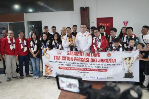 Percasi DKI Jakarta Juara Umum Kejurnas Catur 2025, Jawab Tantangan Gubernur