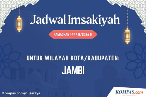Jadwal Imsakiyah dan Buka Puasa Kota Jambi Hari Ini 4 Maret 2026 Lengkap dengan Waktu Shalat