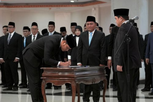 Menpora Erick Thohir Lantik Dirut LPUK, Tingkatkan Profesionalisme Pengelolaan Aset