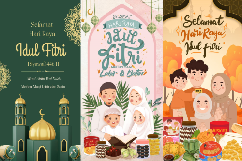 Top 50+ Link Download Poster Idul Fitri 2025 Keren untuk Merayakan Lebaran