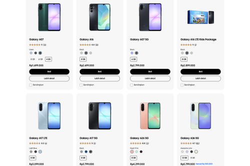 Harga HP Samsung Hari Ini 22 Februari 2026, Harga mulai Rp 1 Jutaan