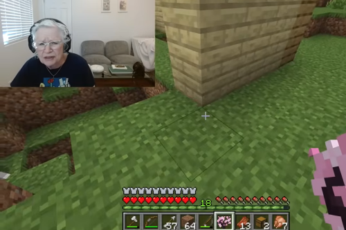 GrammaCrackers, YouTube, Minecraft, prank, Galang Dana untuk Pengobatan Cucu, Nenek Streamer