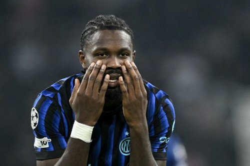 AC Milan, Inter Milan, Marcus Thuram, Lautaro Martinez, Marcus Thuram Diragukan Tampil di Derbi Milan, Inter Dilanda Masalah Lini Depan