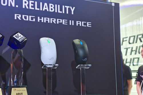 Asus, mouse, Mouse, Mouse gaming, mouse gaming, computex 2025, Asus ROG Harpe II Ace, Asus Pamerkan Mouse Gaming Ringan ROG Harpe II Ace di Computex 2025