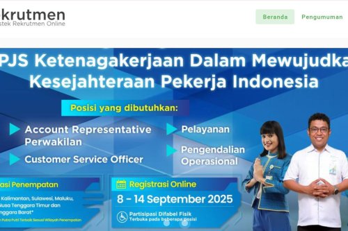 Rekrutmen BPJS Ketenagakerjaan 2025 Dibuka 8-14 September, Cara Daftar dan Posisi