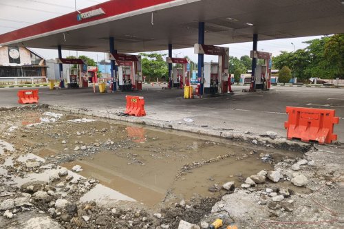 SPBU, rest area, bahan bakar, Tol Jagorawi, SPBU Rest Area Km 21 Tol Jagorawi Tutup Sementara karena Rekonstruksi