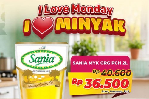 Promo Alfamart Hari Ini 15 Desember 2025, Sania 2 Liter Hanya Rp 36.500