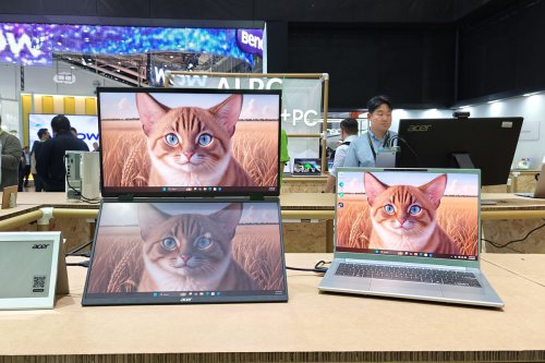 Acer, monitor, Computex 2025, Monitor, Acer PD163QT, Acer PD243Y E, computex 2025, Computex 2025: Acer Pamerkan Monitor 2 Layar yang Bisa Dilipat seperti Laptop