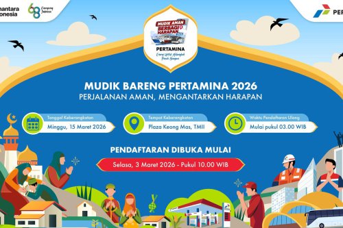 Mudik Bareng Pertamina 2026 Dibuka Hari Ini 3 Maret, Cek Syarat Daftarnya