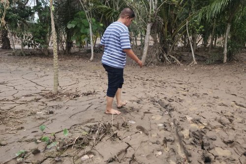 "Kami Menunggu Hujan Reda untuk Panen, tapi Kini Sawahnya Hilang Tersapu Banjir"