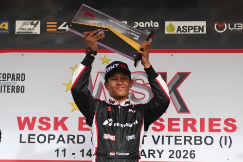 Qarrar Firhand Juara WSK Euro Series 2026 di Italia, Pimpin Klasemen