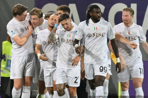 Manchester United, Napoli, Liga Italia, Klasemen Liga Italia, Fiorentina vs Napoli, rasmus hojlund, hojlund, gol hojlund, Fiorentina Vs Napoli 1-3: Momen Hojlund Cetak Gol untuk Partenopei