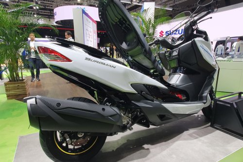 Suzuki, Suzuki Burgman, Suzuki Motor Corporation, Japan Mobility Show 2025, suzuki burgman hydrogen, Konsep Menarik Suzuki Burgman Hydrogen
