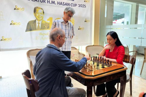 Catur, Maya Hasan, turnamen catur, Festival Catur, HM Hasan Cup, festival catur yunior, Turnamen Catur Junior HM Hasan Cup 2025,  Warisan Kecintaan dan Harapan bagi Indonesia